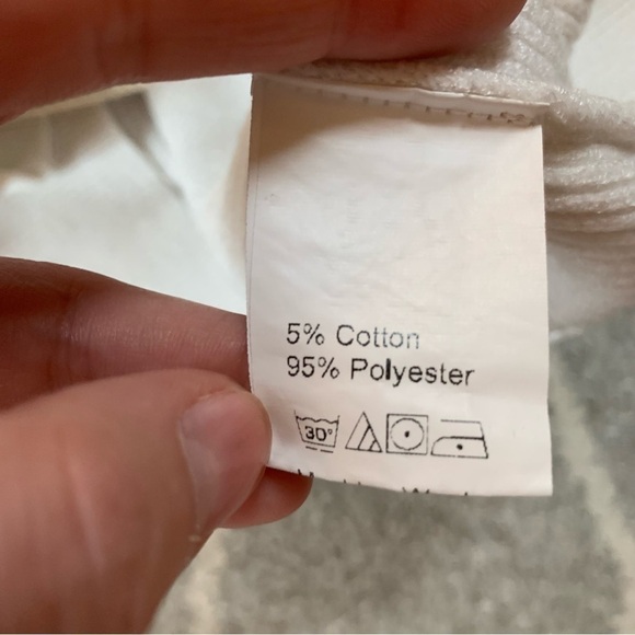 SHEIN Forest Green, Tan and Ivory Color Block Oversized Crew Neck Sweater - Picture 4 of 5